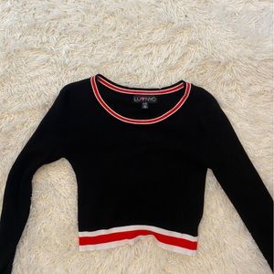 Long sleeve black soft shirt